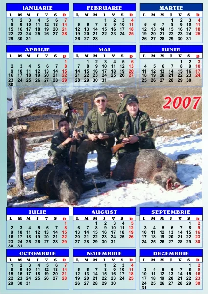 Agende și calendare, exemplu 3 din portofoliul FOCUS