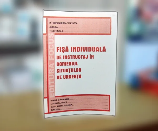 Fișe de protecția muncii, exemplu 3 din portofoliul FOCUS